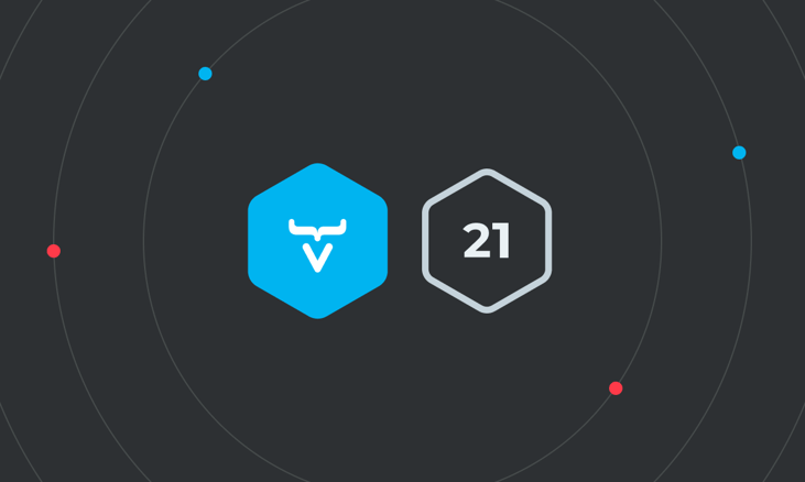 Vaadin 21 logo card